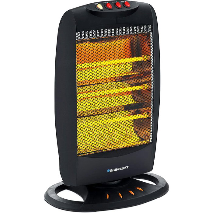 Blaupunkt Estufa de Cuarzo con 3 Tubos y Función Oscilante 1200W